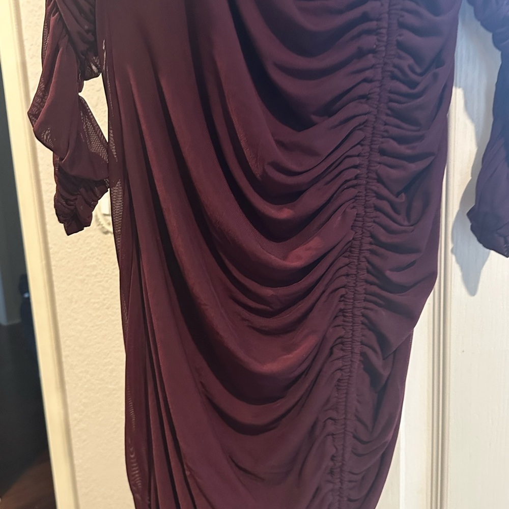 City Chic Rouched Dress - Picture 4 of 5